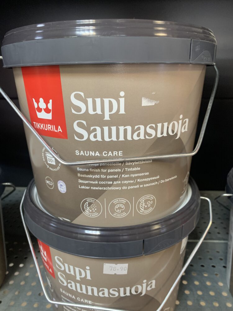 Пропитка для сауны Supi Saunasuoja 2,7л. TIKKURILA - Магазин деревянный ...